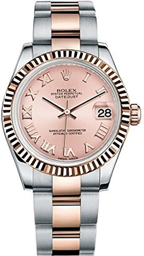 Rolex Datejust 31 NUOVO 2024 rosa pink quadrante in .